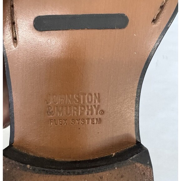 Johnston & Murphy Black Leather Cap Toe Oxford Dress Shoes Men 8M Career Work - Picture 12 of 13